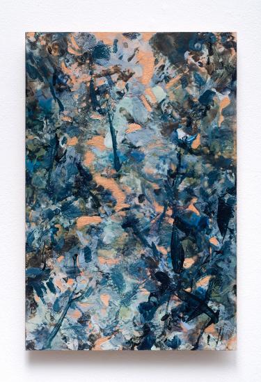 Pierre Fouché. Wandeling I. 2016. Encaustic on wood laminate. 61 x 40.5cm.