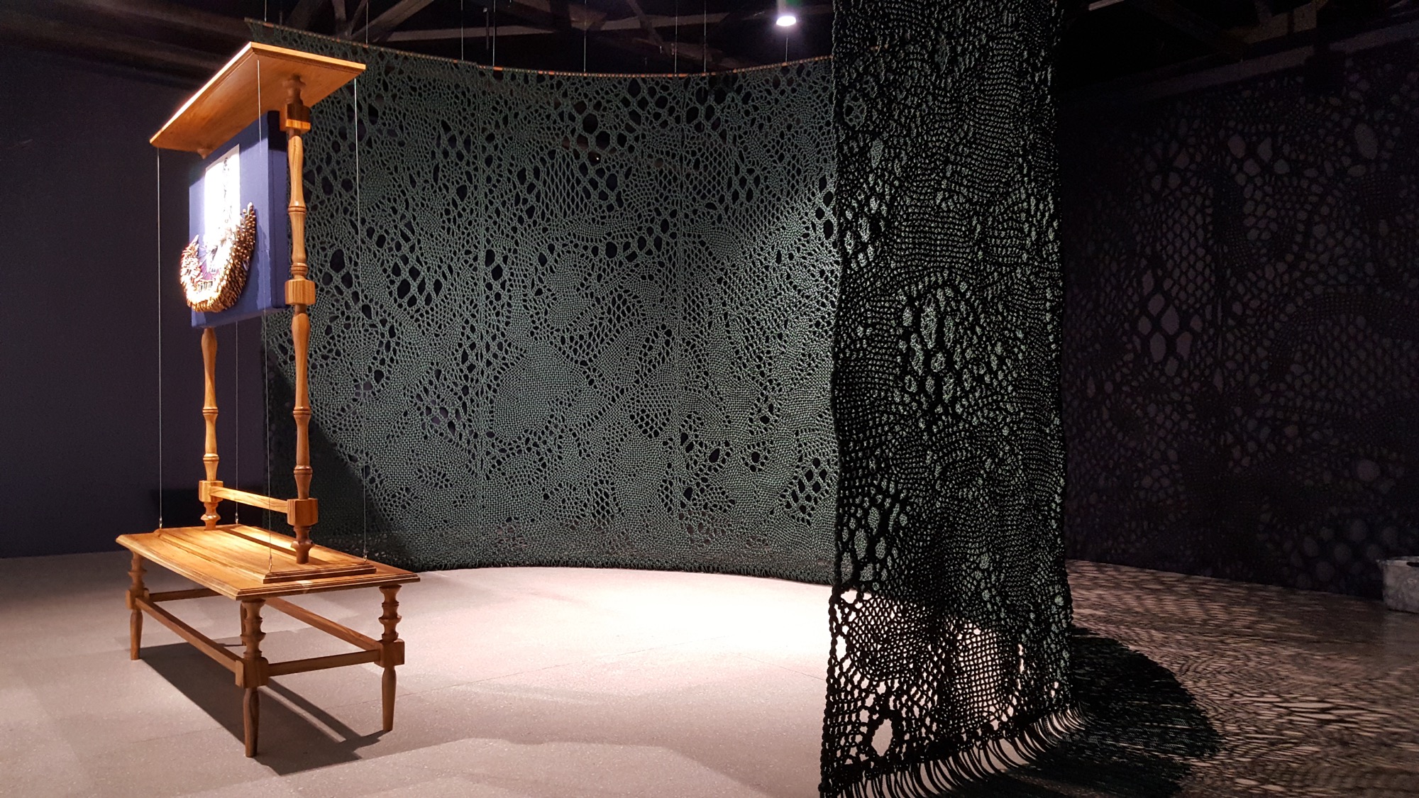 Pierre Fouché. The Little Binche Peacock and Other Utopian Dreams. Installation view: Whatiftheworld Gallery, Cape Town, September 2019