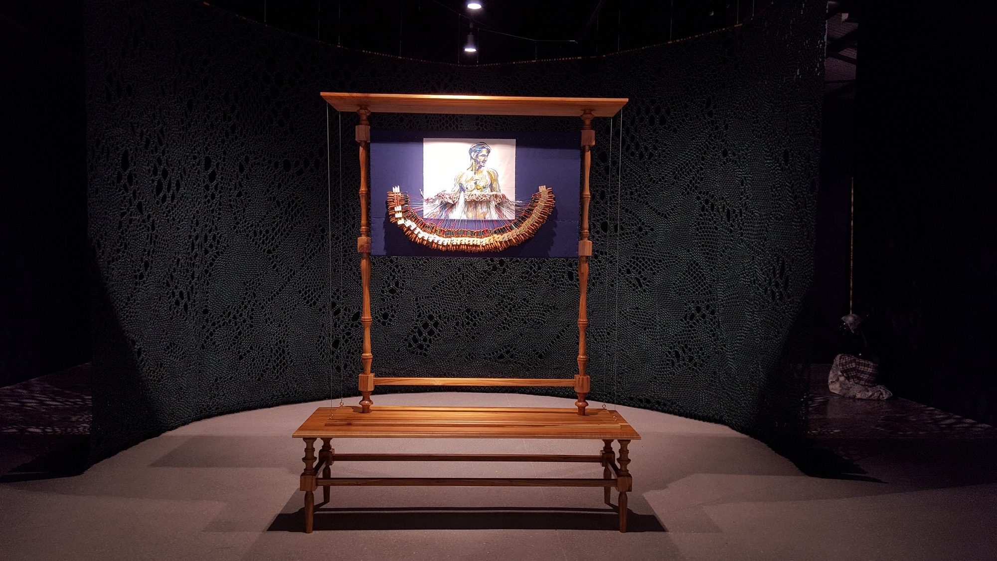 Pierre Fouché. The Little Binche Peacock and Other Utopian Dreams. Installation view: Whatiftheworld Gallery, Cape Town, September 2019